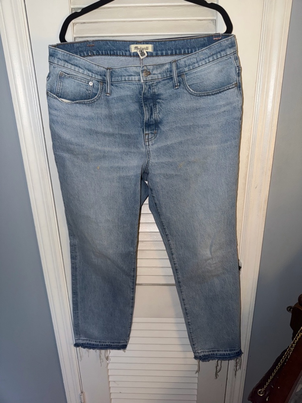 Madewell Mid-Rise ‘90s Straight Jean, Light Wash